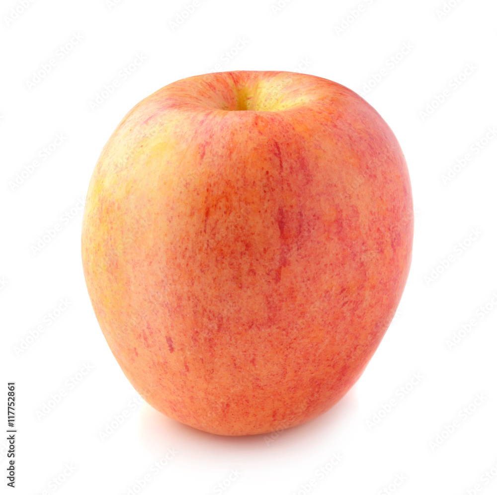 Ripe red apple isolated on white Ripe red apple isolated on white