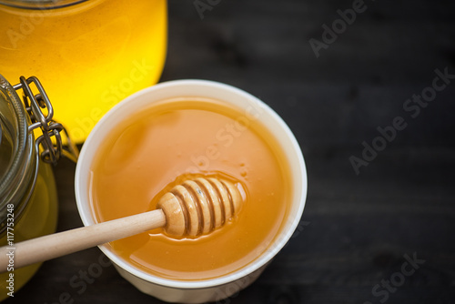 Honey with walnut