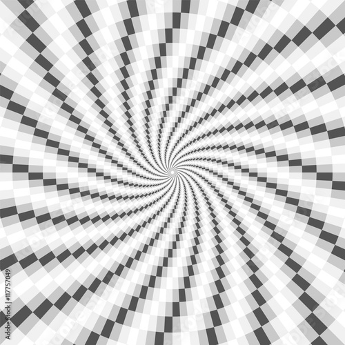 Rotating motion optical illusion