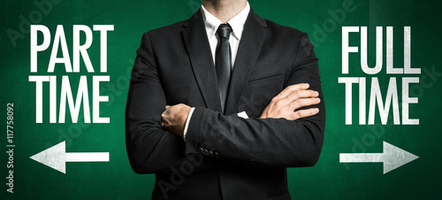 Obraz na plátně Part Time / Full Time