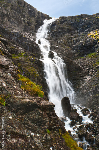 Waterfall Stigfossen, Norway