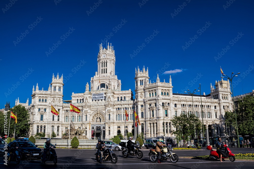 Fototapeta premium Madrid, Palacio de Cibeles