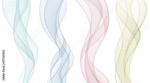 Colorful abstract waves
