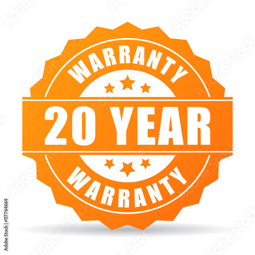 20 year warranty icon