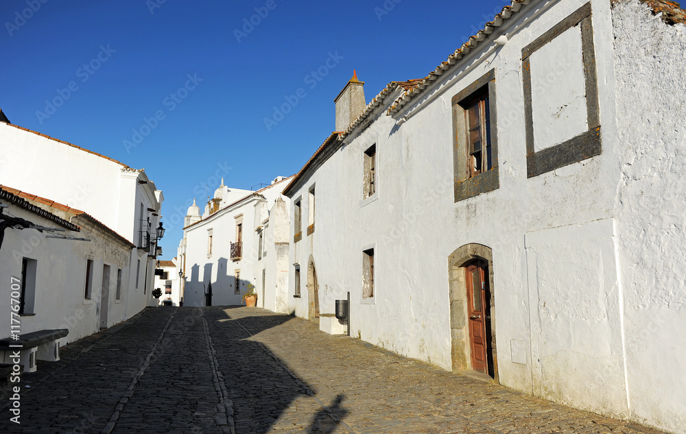 Calle de Monsaraz, Alentejo, Portugal, sur de Europa
