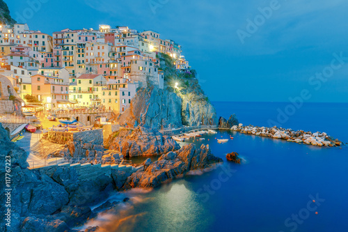 Manarola. Village on the rock.