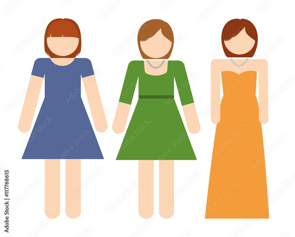 Avatar of young people design represented by girls icon. Colorfull and Isolated illustration. Avatar of young people design represented by girls icon. Colorfull and Isolated illustration.