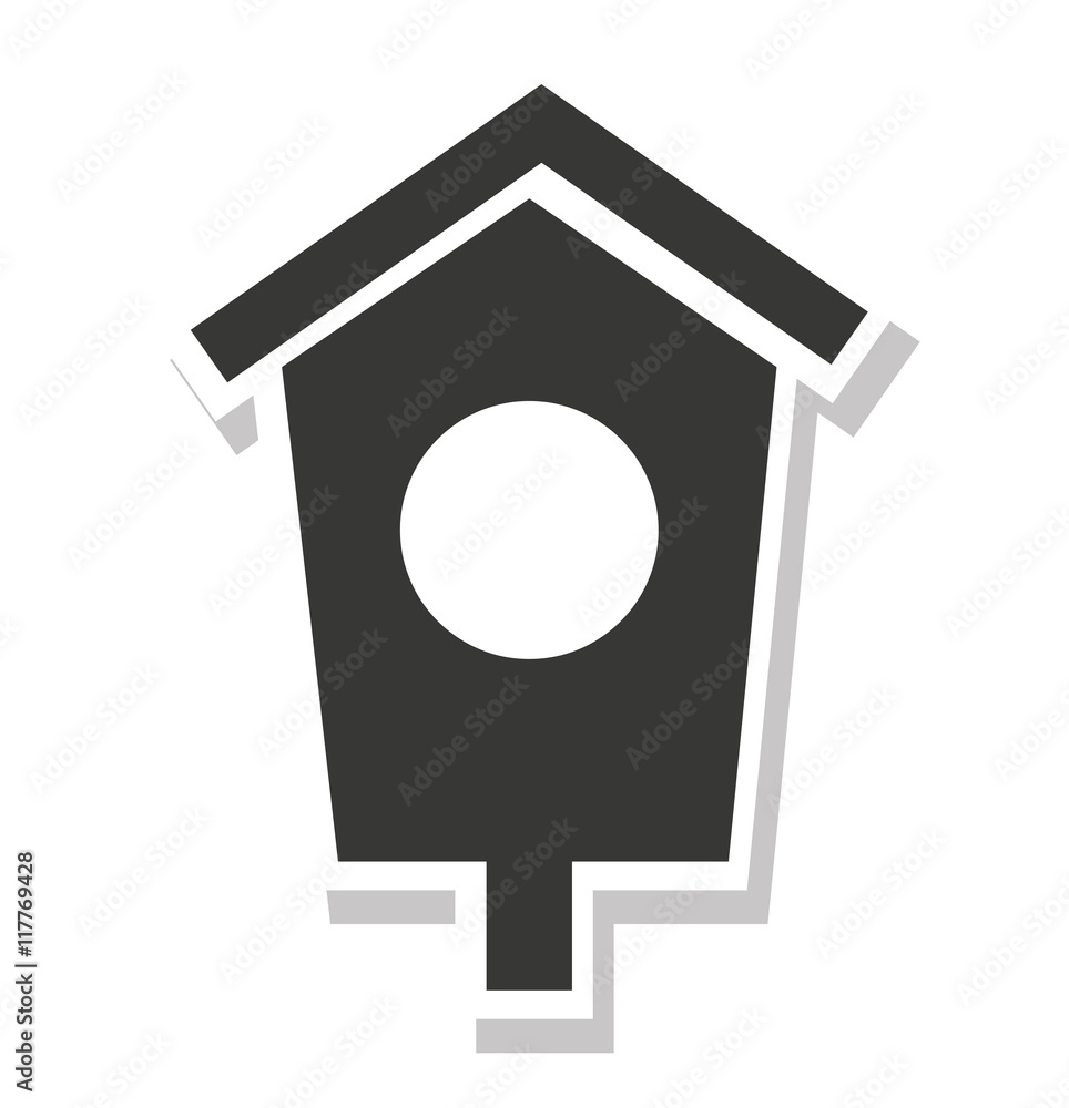 bird house isolated icon bird house isolated icon