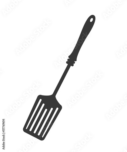 Kitchen dishware isolated flat icon, vector illustration.