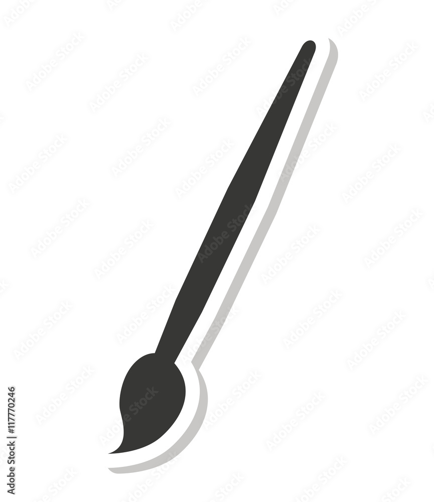 paint brush isolated icon paint brush isolated icon