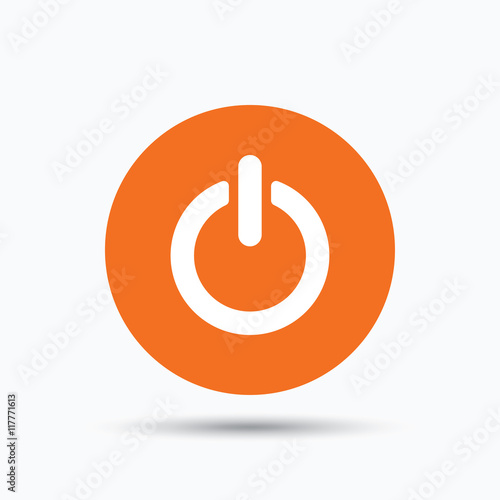 On, off power icon. Energy switch sign.
