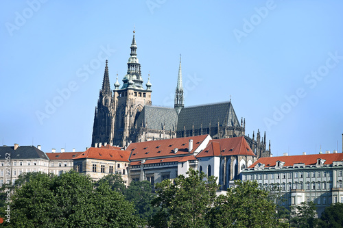 Prague Castle and Cathedral of saint Vitus in Prague, Czech
