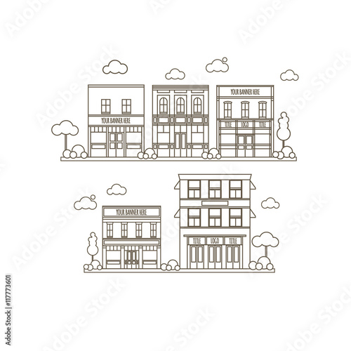 Set Of Buildings