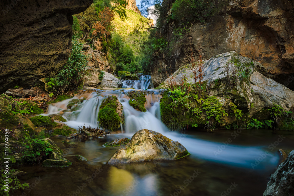 Fototapeta premium Cascades d'Akchour, Rif Mountains, Morocco