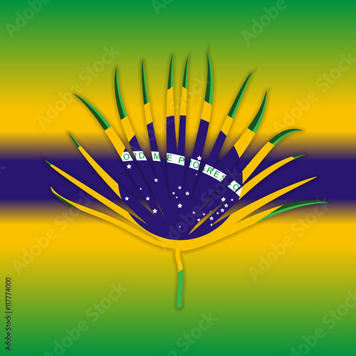 Rio. Brazil 2016. Olympic Summer Games. Abstract Colorful Background. Vector Illustration.