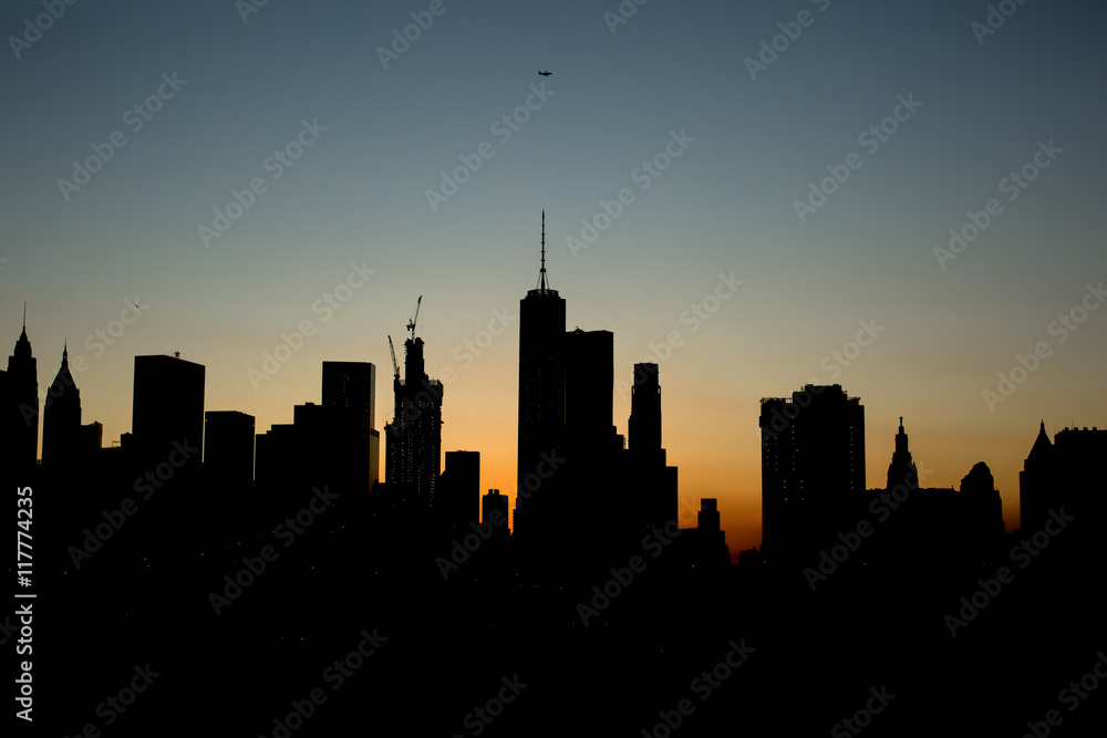 Manhattan shadow view 