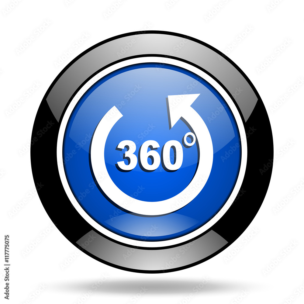 panorama blue glossy icon panorama blue glossy icon