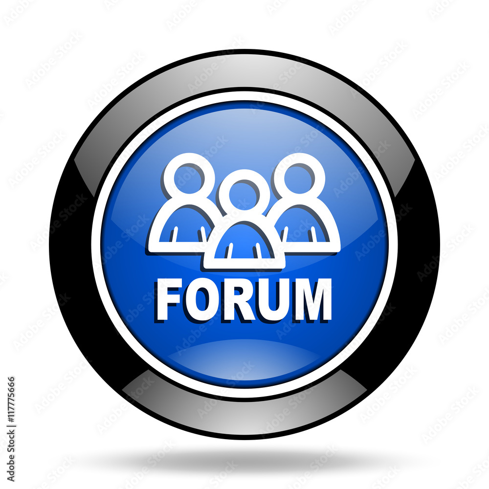 forum blue glossy icon forum blue glossy icon