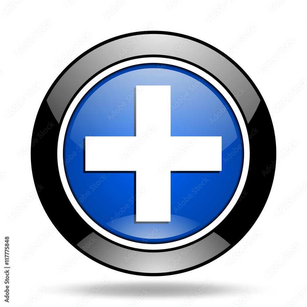 plus blue glossy icon plus blue glossy icon