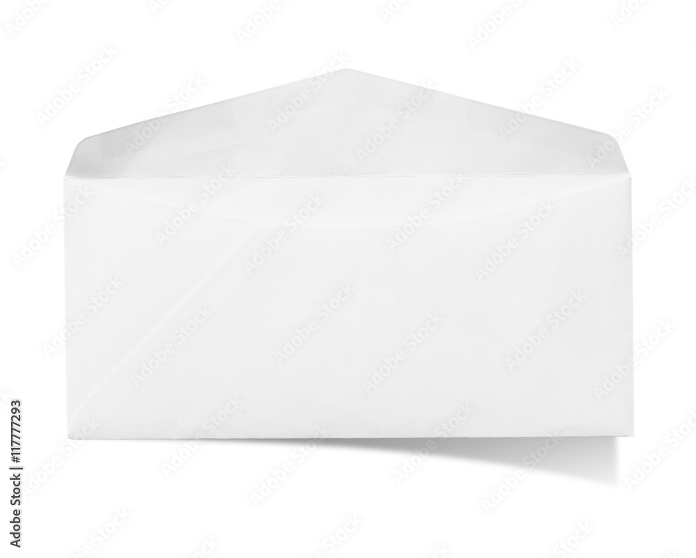 Envelope on white background Envelope on white background
