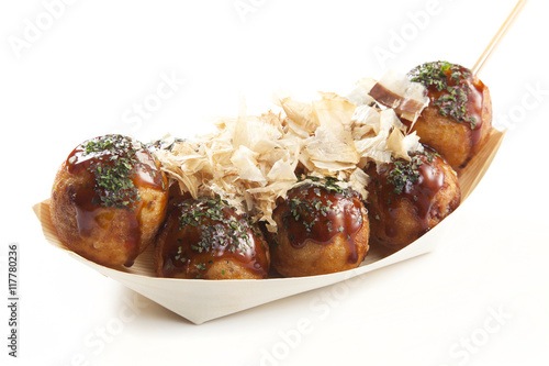 фотографія takoyaki/octopus dumplings
