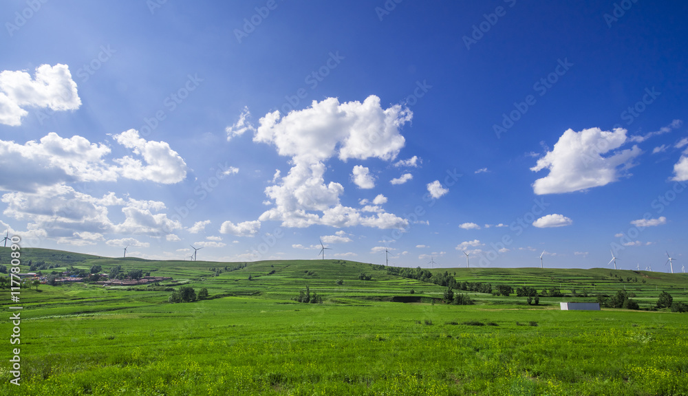 natural grassland, Zhangjiakou, Hebei, China natural grassland, Zhangjiakou, Hebei, China