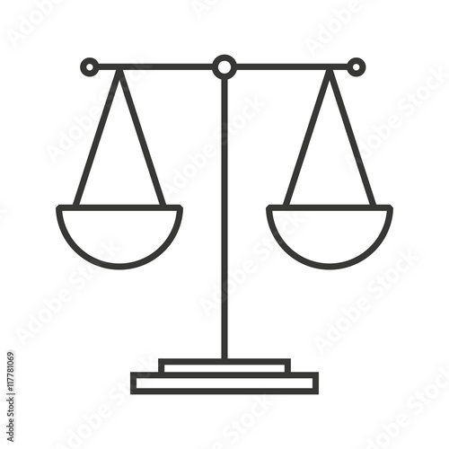 balance equality scale icon