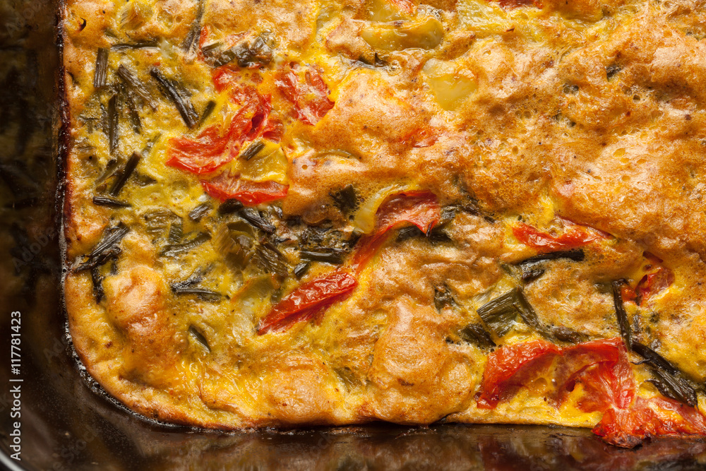 Omelette. Food background Omelette. Food background