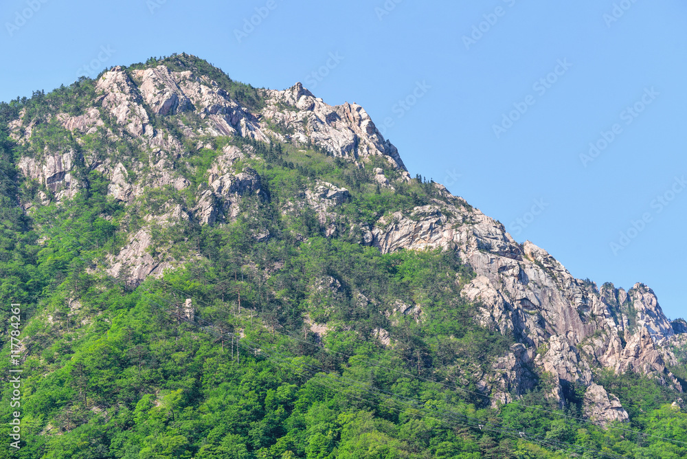 Mountain Range in Seoraksan National Park