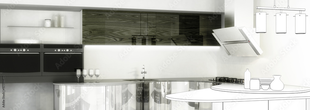 Cute Kitchen (panoramic) Cute Kitchen (panoramic)