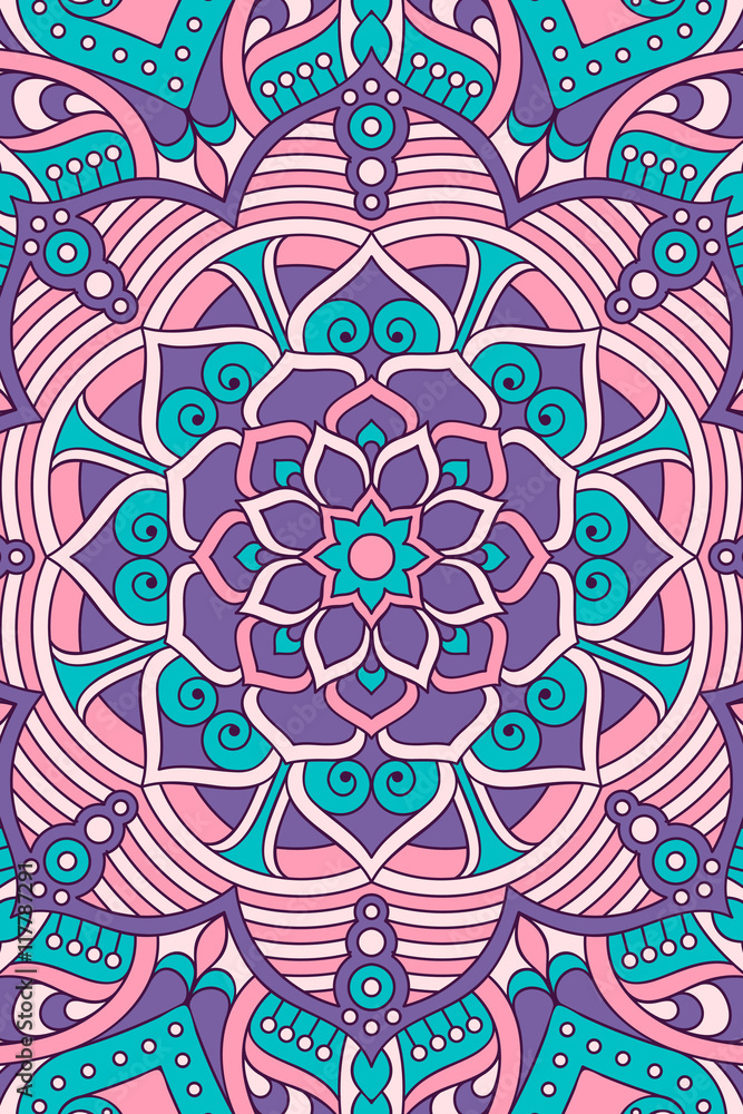 Vector indian Mandala background