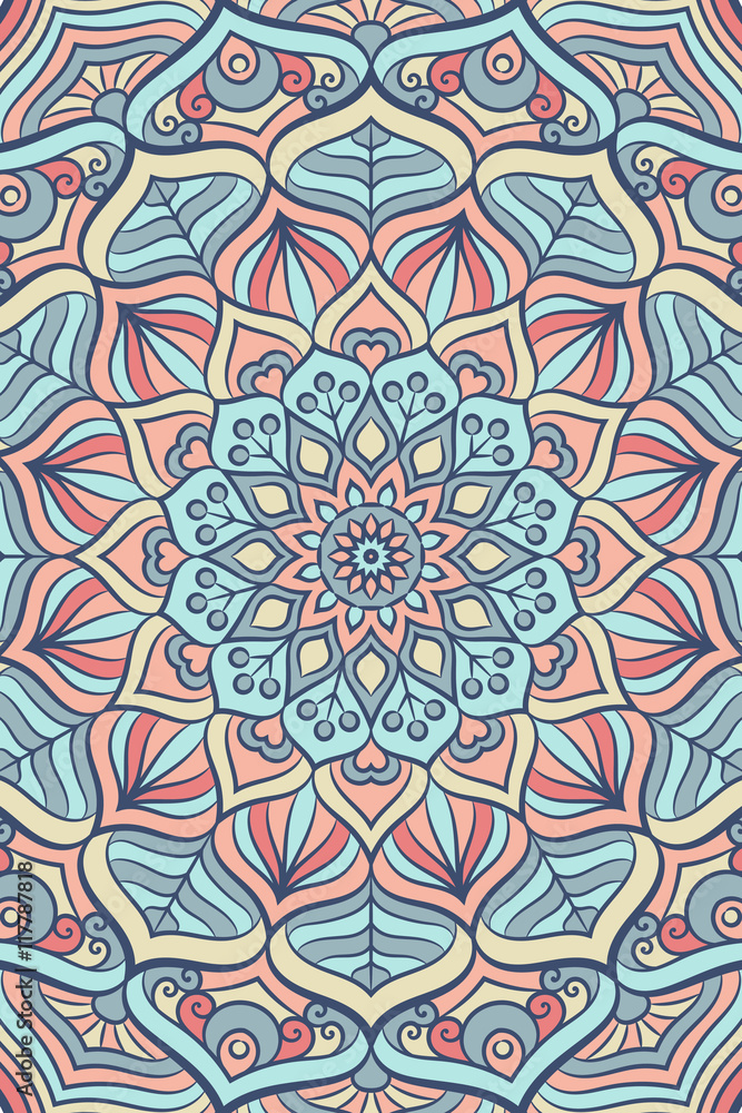 Vector indian Mandala background Vector indian Mandala background