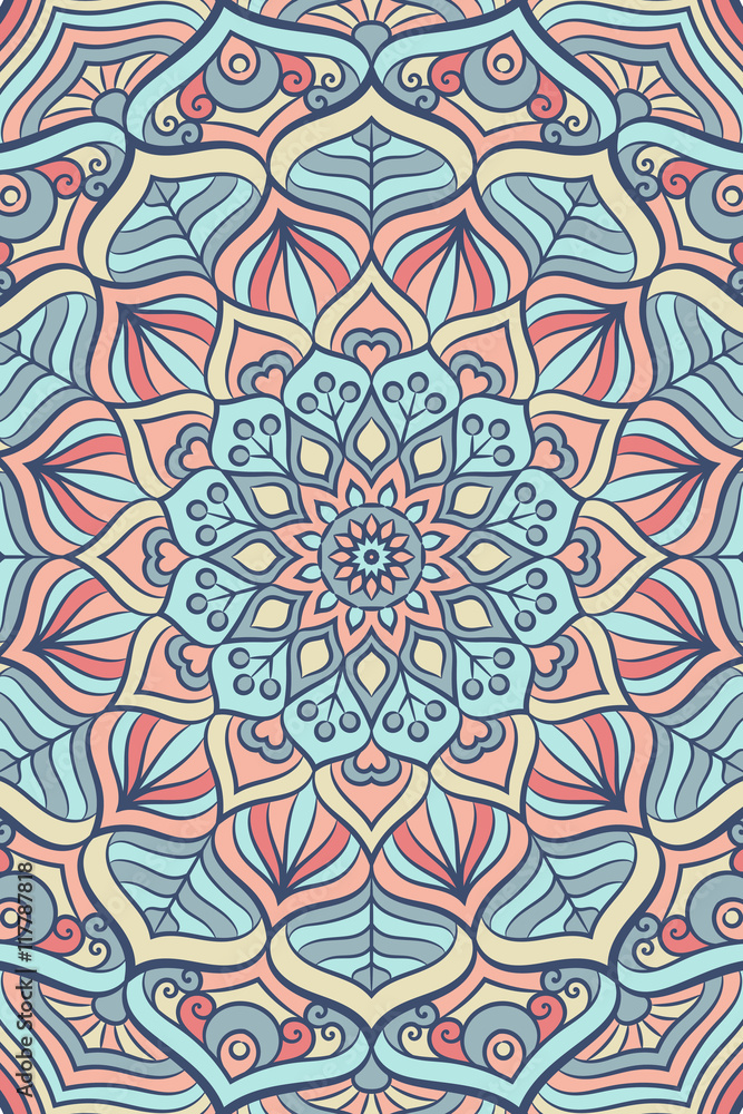 Vector indian Mandala background