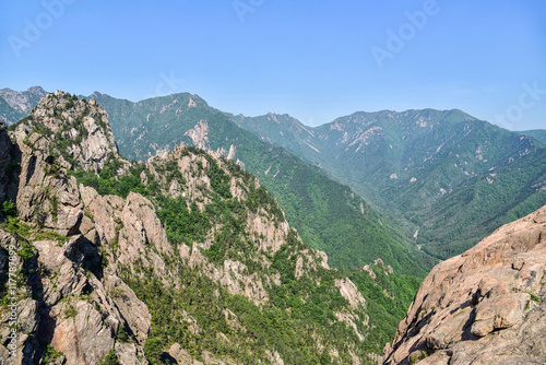 Picturesque Natural Scenery of Seoraksan National Park in South Korea © panithi33