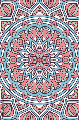 Vector indian Mandala background