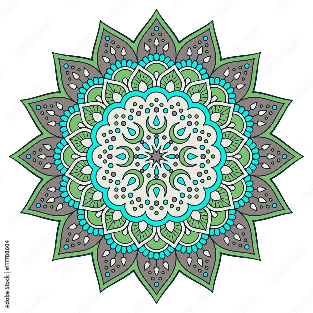 Vector indian Mandala Vector indian Mandala