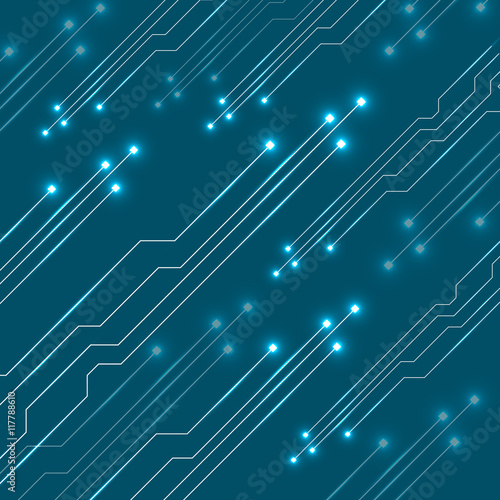 Circuit board, technology background, vector illustration, eps 10