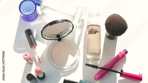 Makeup set, close-up