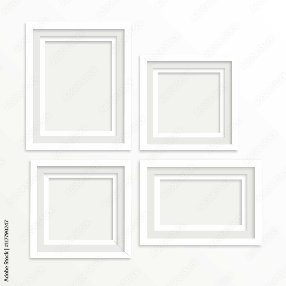 White frames White frames