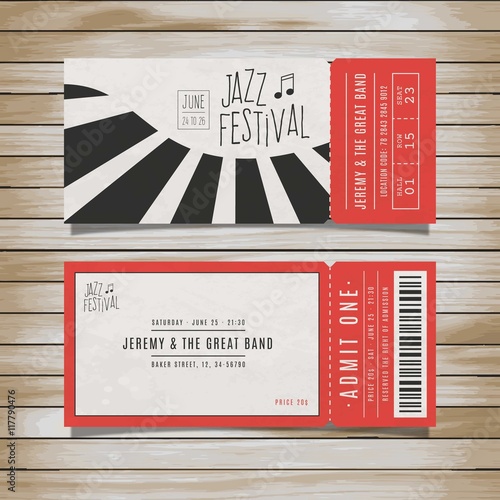 Tickets for jazz festival