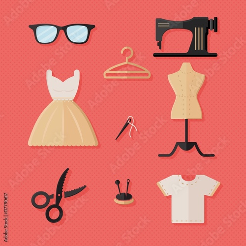 Sewing elements collection