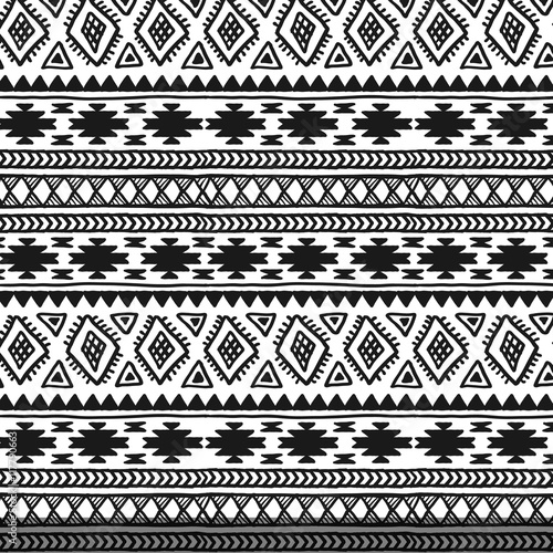 hand drawn ethnic pattern