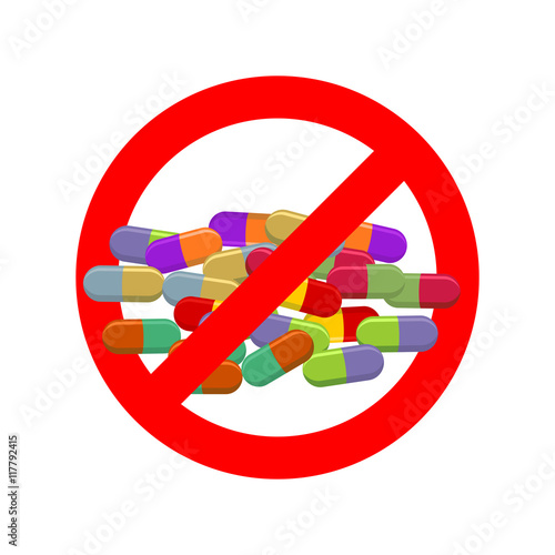 Stop doping. Ban dope. It is forbidden to take stimulants. Cross