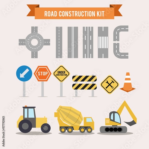 Road construction kit