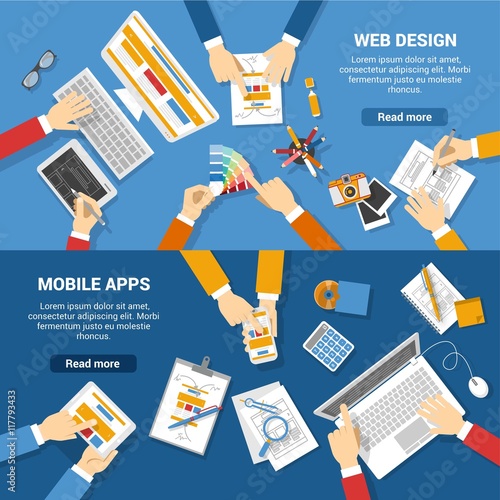 Design team working