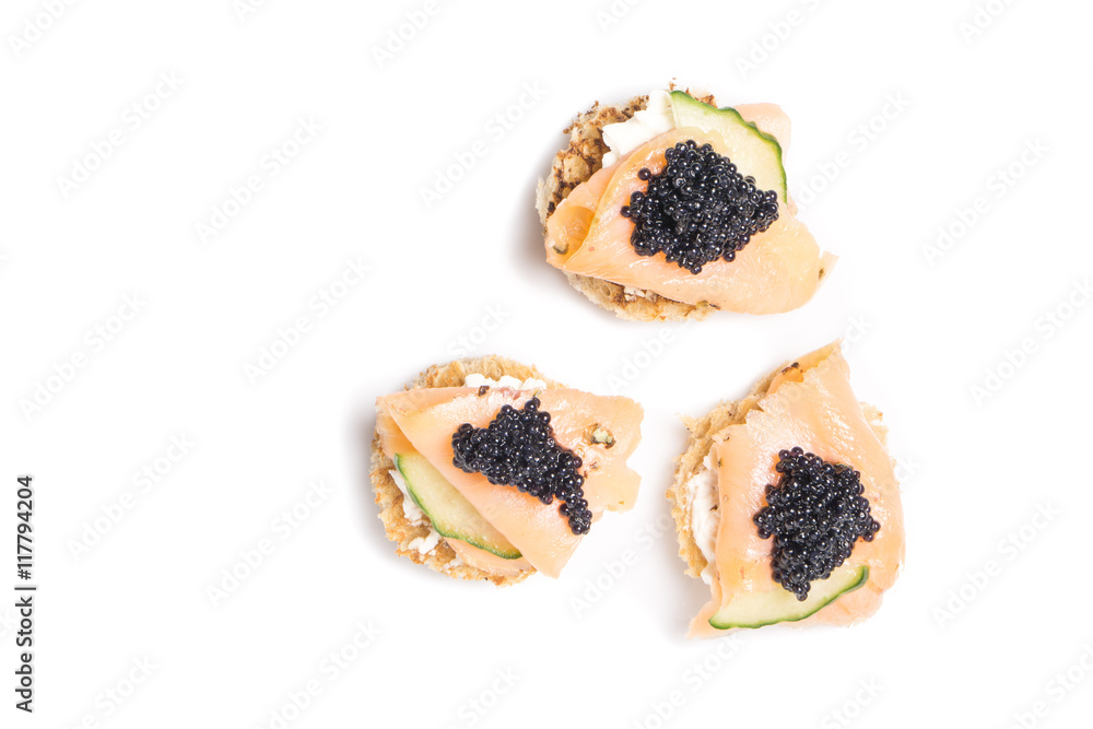 Smoked Salmon Canapes