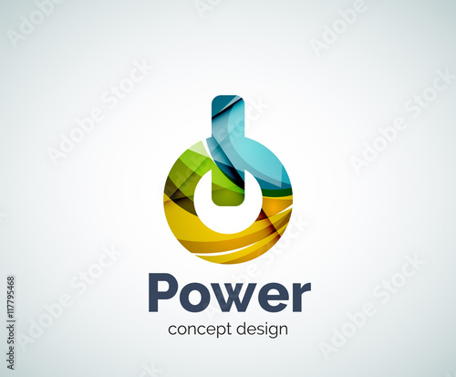 Free Download Power button logo template - GFXLoad