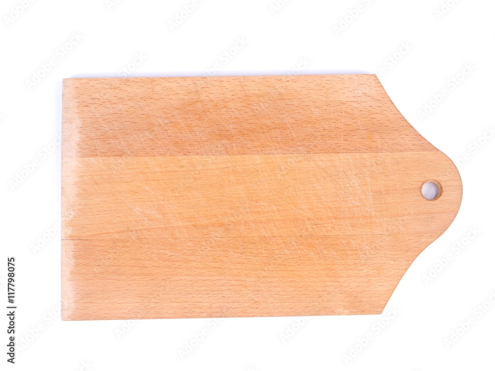 cutting board on a white background cutting board on a white background