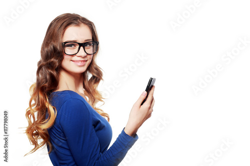 woman in eyeglasses