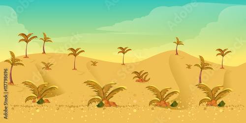 Desert Game Background © 2dvill